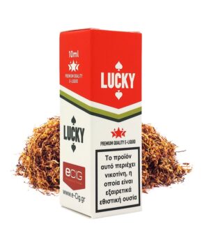 Baltos etiketės tabakas laimingas 10ml